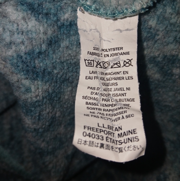 L.L. Bean Sweater Fleece Full-Zip Jacket Women's Size: XL - Picture 8 of 8